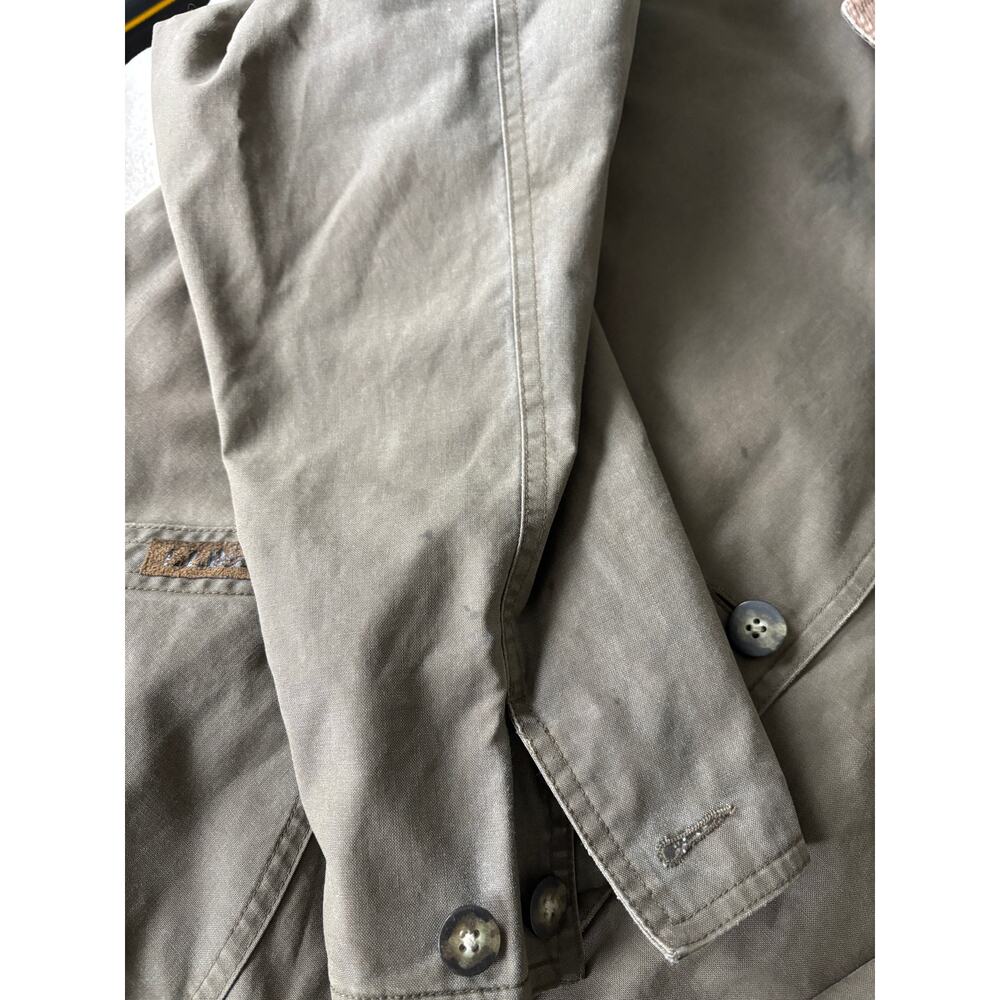 Vintage LL Bean Barn Chore Coat Large Army Green - Picture 8 of 11